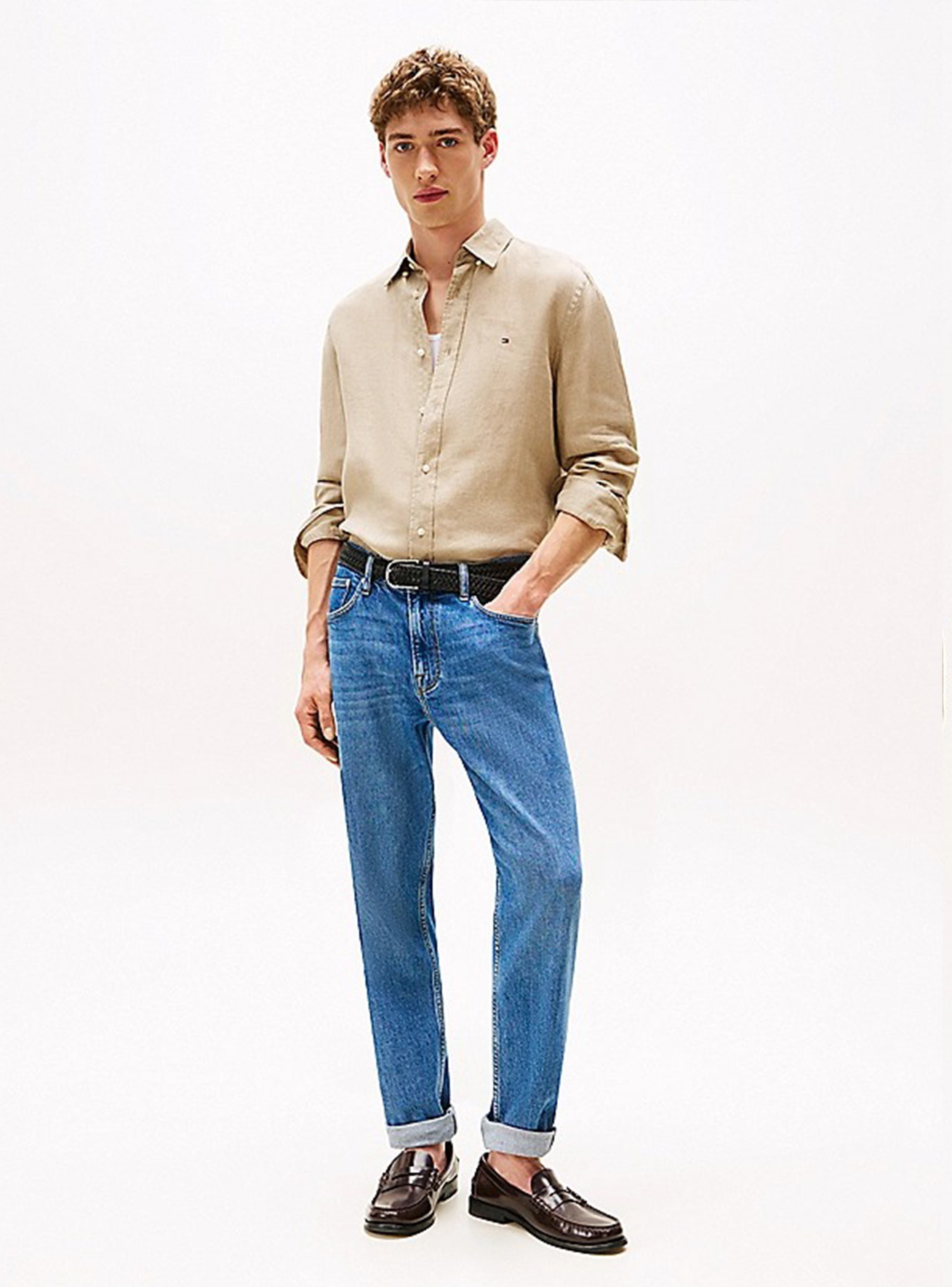 Regular Fit Pure Linen Shirt
