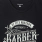 Barber print T-shirt Optical white
